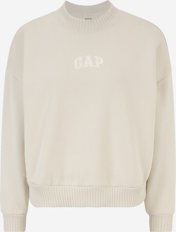 Sweat-shirt Gap Petite en beige : devant