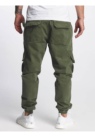 DEF Ozke Kargo hlače 'Kindou' | zelena barva