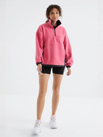 Tommy Life Fleece jacket in Pink