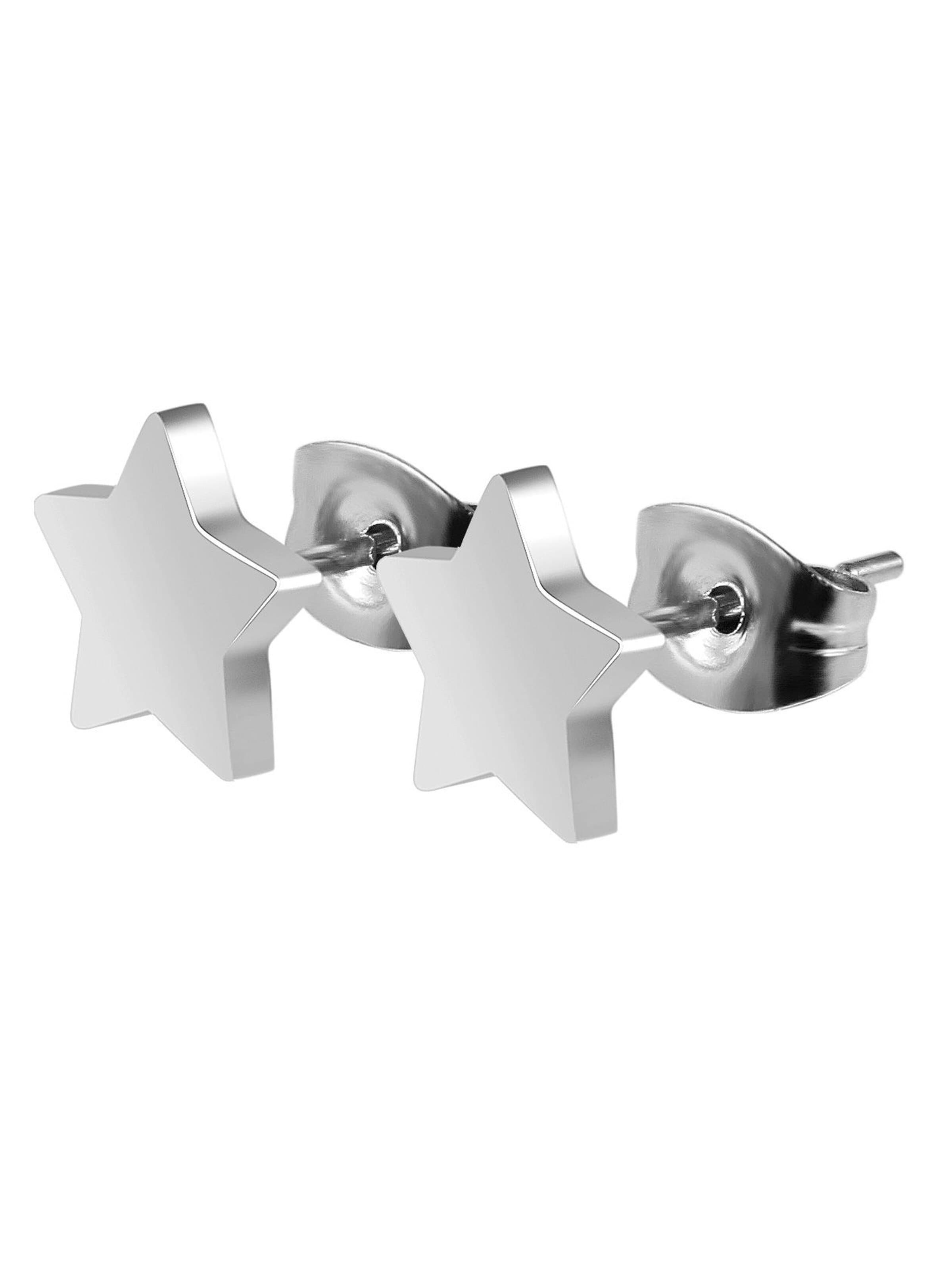 Akzent Jewelry Set 'Edelstahl silber' in Silver: front