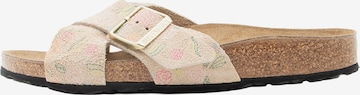 smėlio BIRKENSTOCK Šlepetės 'Siena': priekis