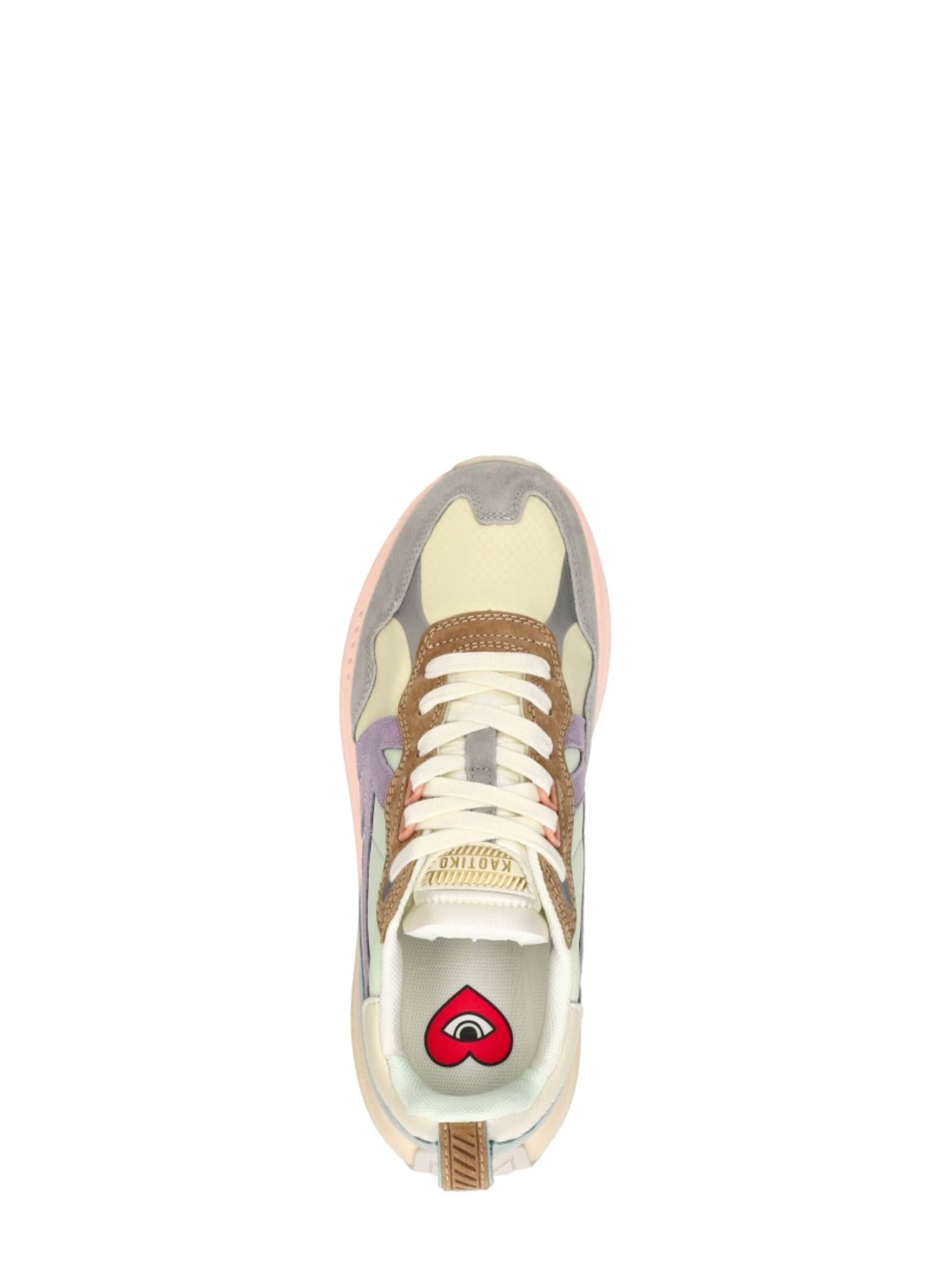 Kaotiko Sneakers laag 'Detroit' in Wit