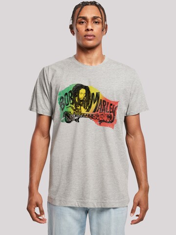F4NT4STIC Shirt 'Bob Marley' in Grey: front