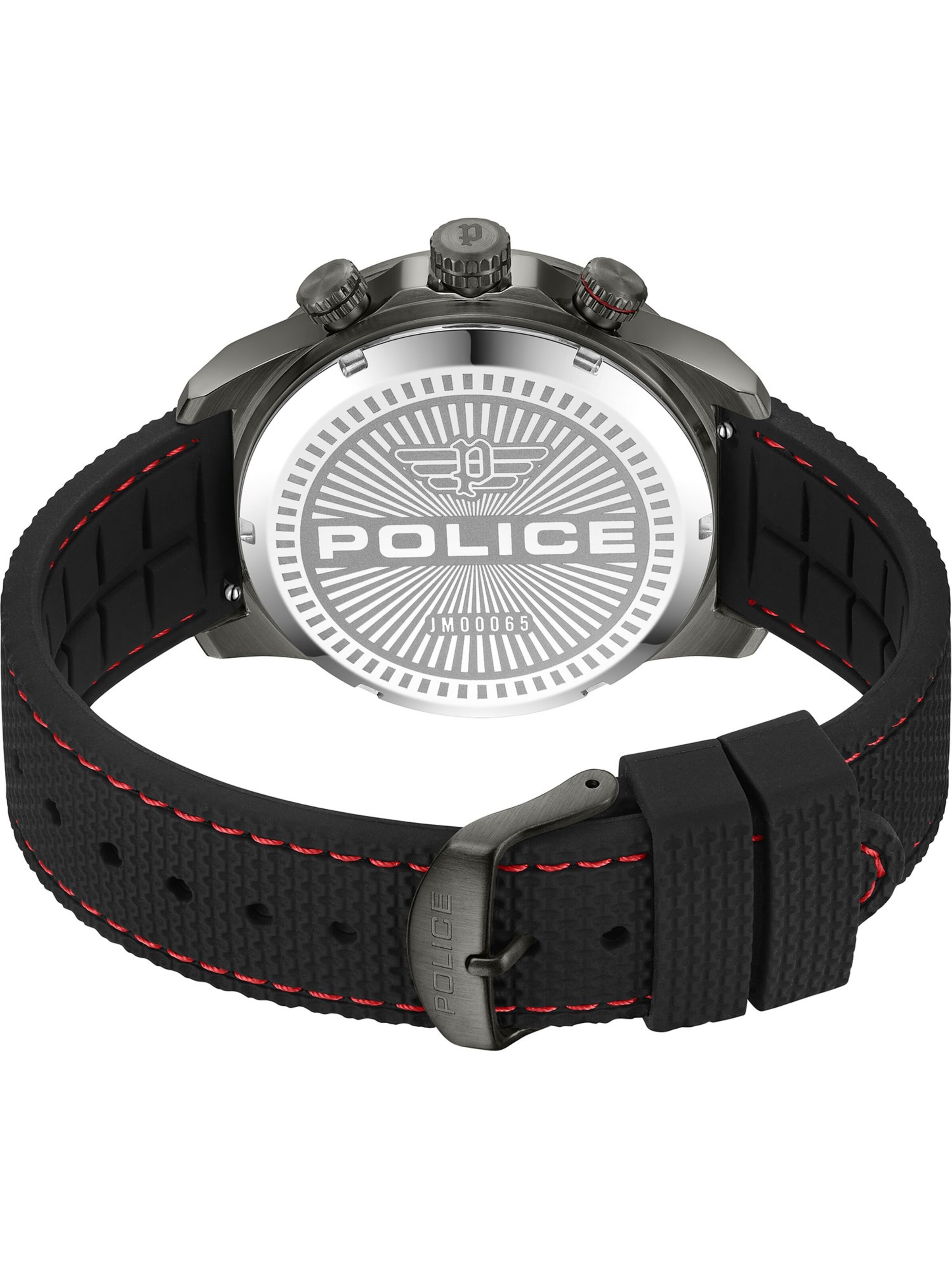 POLICE Uhr 'Rotorcrom' in Schwarz