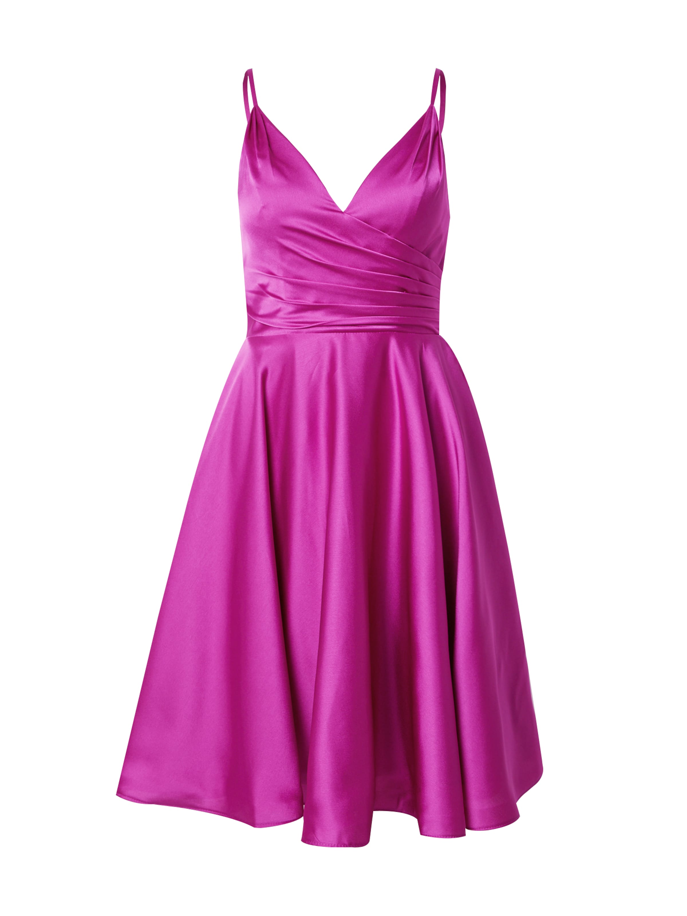 mascara Kokteilové šaty - Ružová: predná strana