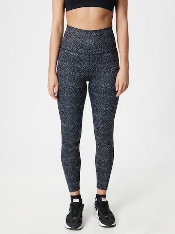 NIKE Skinny Sports trousers in Grey: front