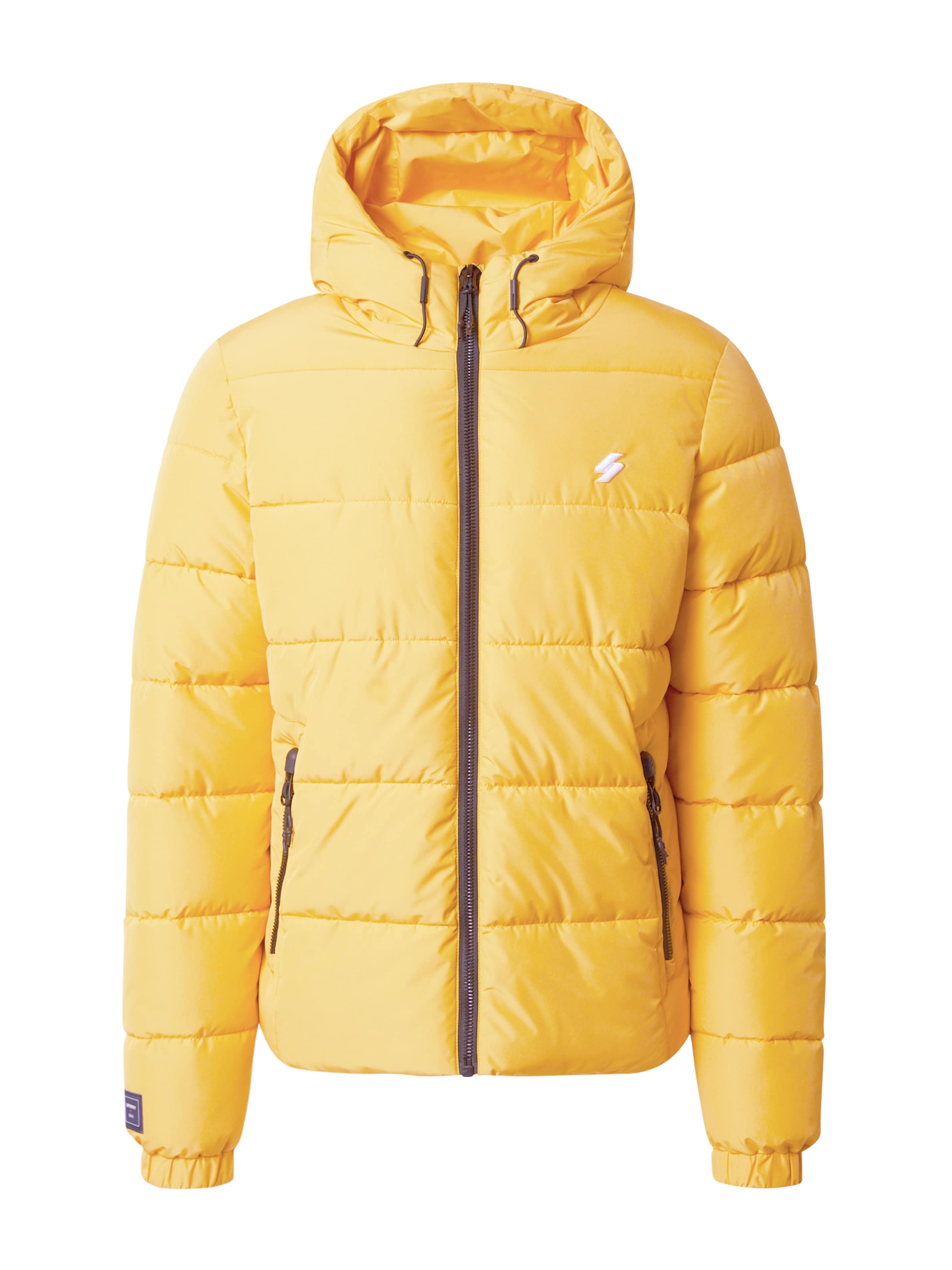 Superdry & CoZimska jakna - žuta boja: prednji dio