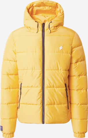 Superdry & CoZimska jakna - žuta boja: prednji dio