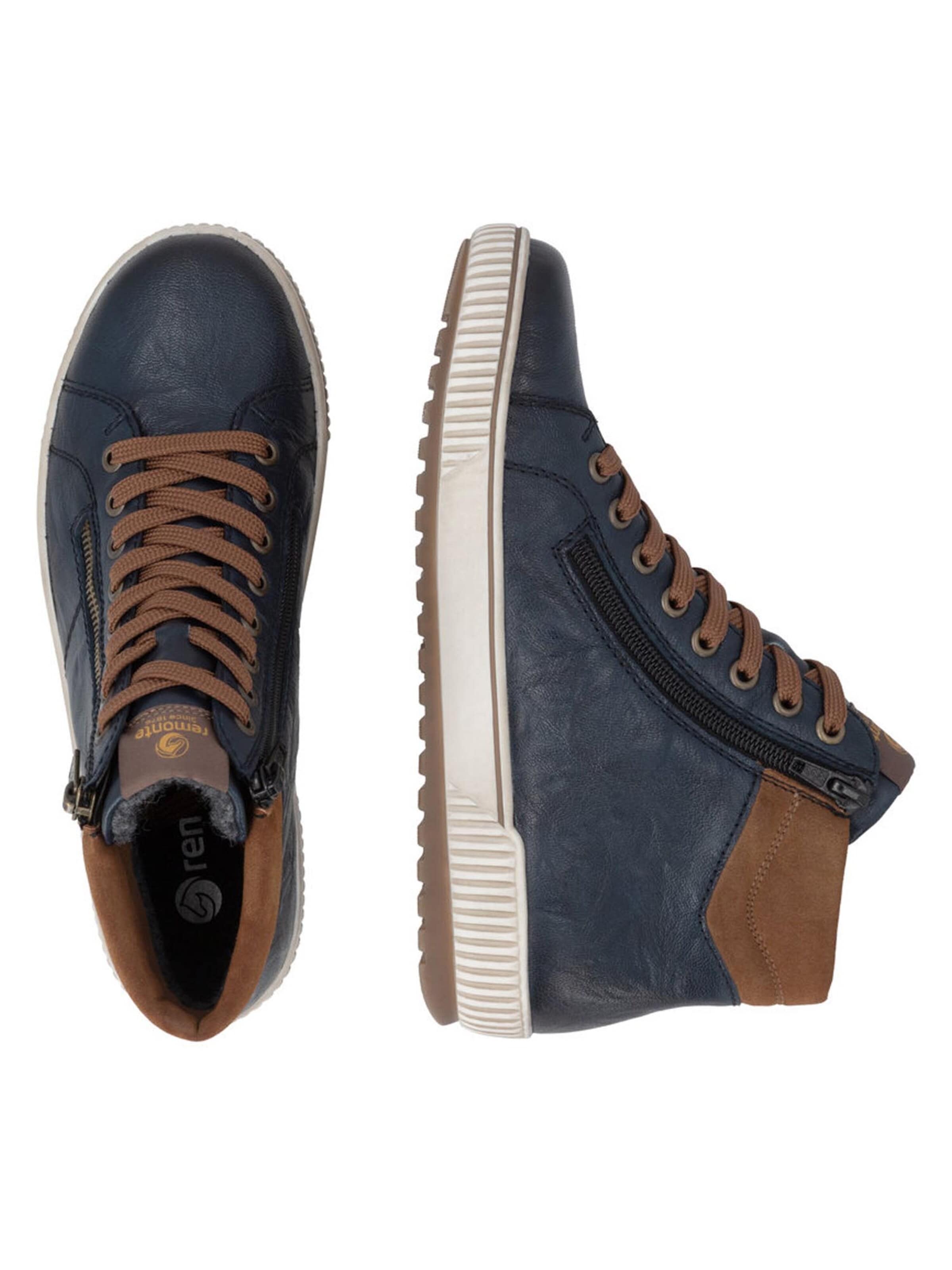 Baskets hautes 'Basic' REMONTE en bleu