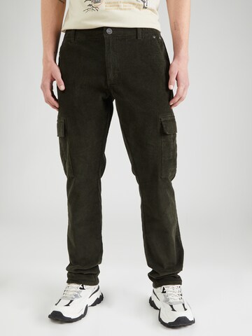 BLEND Regular Cargo Pants in Green: front