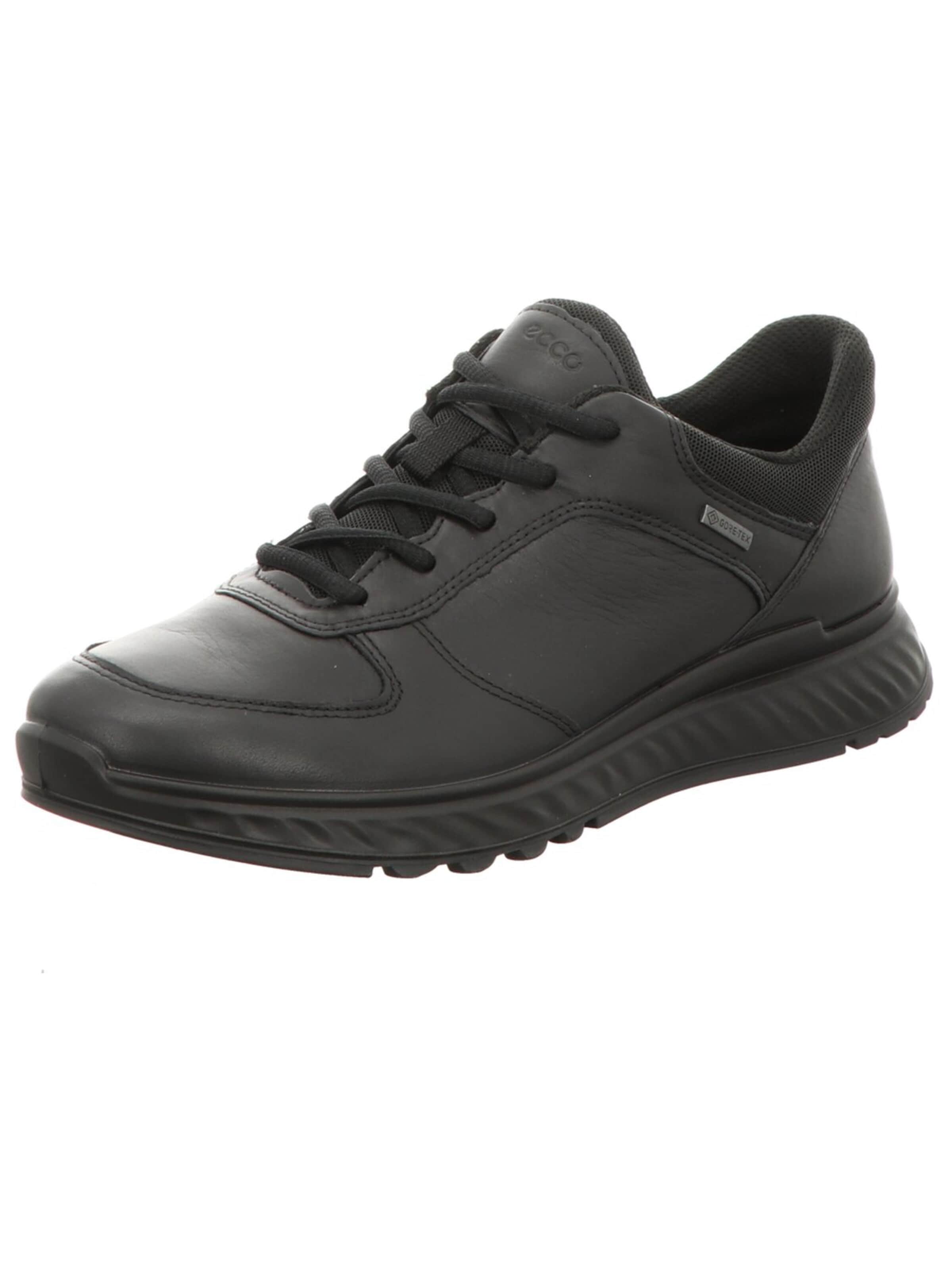 ECCO - Zapatillas deportivas bajas 'Schnürschuh Damen 835303/01001 Echtleder in schwarz' en negro: frente