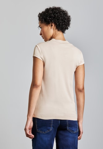 STREET ONE Turtleneck T-Shirt in Beige