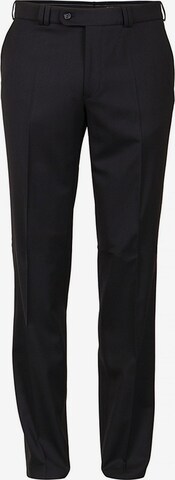 CLUB OF COMFORT Pleated Pants 'Santos' in Black: front