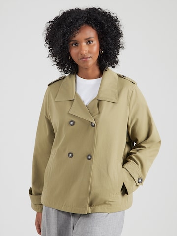 ONLY Carmakoma Płaszcz przejściowy 'CARHANNAH' w kolorze zielony: przód