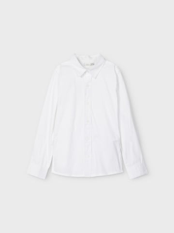 NAME IT - Ajuste estrecho Camisa 'Fred' en blanco