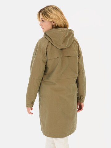 CAMEL ACTIVE Langer Parka mit verstellbarer Taille in Grün