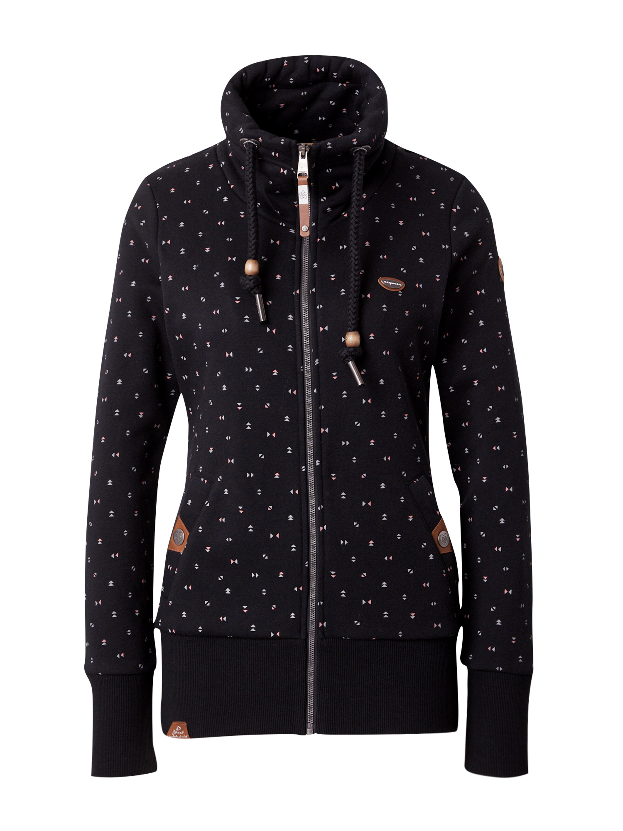 Ragwear Dressipluus 'Rylie', värv must: eest vaates