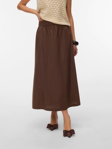 VERO MODA Skirt 'VMCILLA' in Brown: front