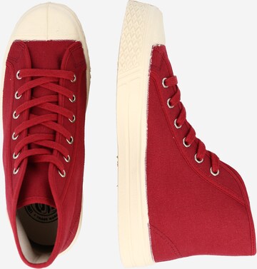 Sneaker alta di US Rubber in rosso