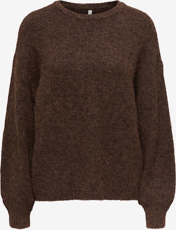 Pull-over 'ONLNellie' ONLY en marron : devant