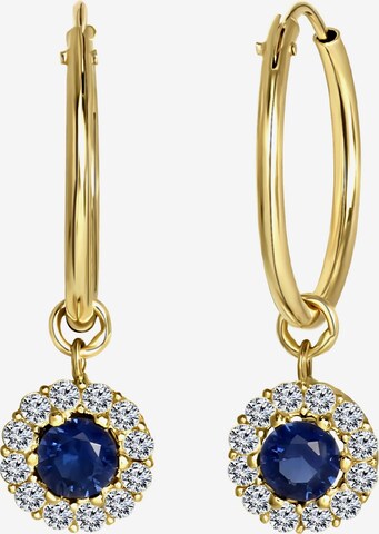 Lucardi Earrings 'Klassisch' in Gold: front