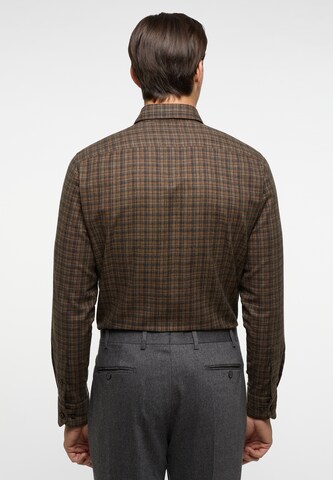 ETERNA Slim fit Business Shirt in Brown