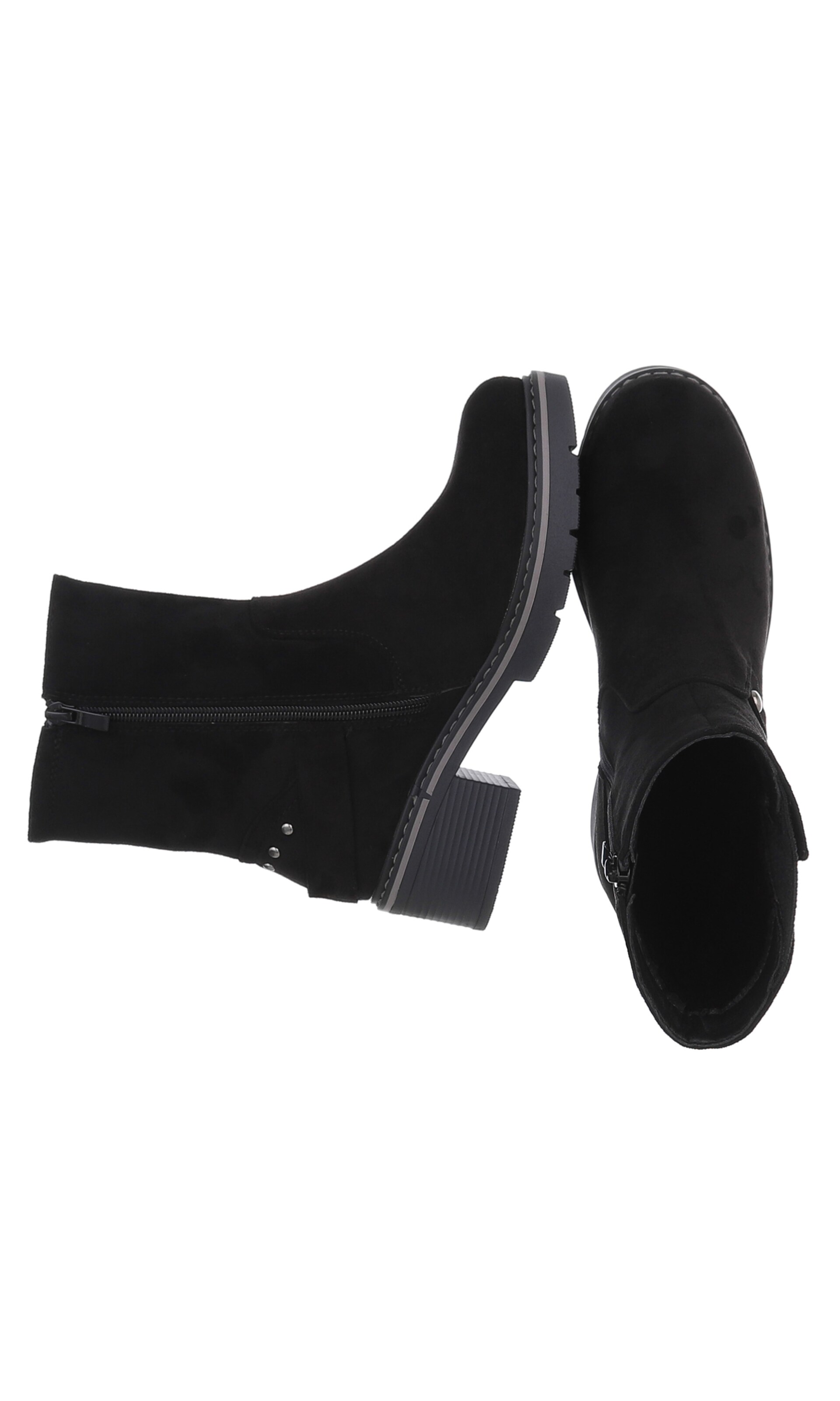 Ital-Design Ankle Boots in Black