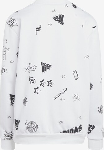 ADIDAS SPORTSWEAR Athletic Sweatshirt 'Brand Love' in White