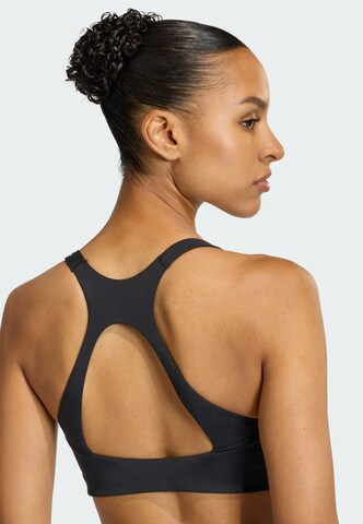 Bustier Soutien-gorge de sport 'Optime' ADIDAS PERFORMANCE en noir