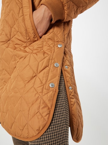 ILSE JACOBSEN Between-Seasons Coat in Brown