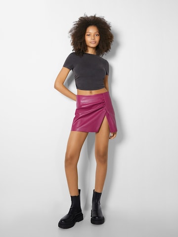 Jupe Bershka en violet