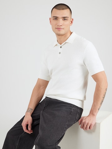 JACK & JONES Pullover 'JWHCOOPER' i hvid: forside