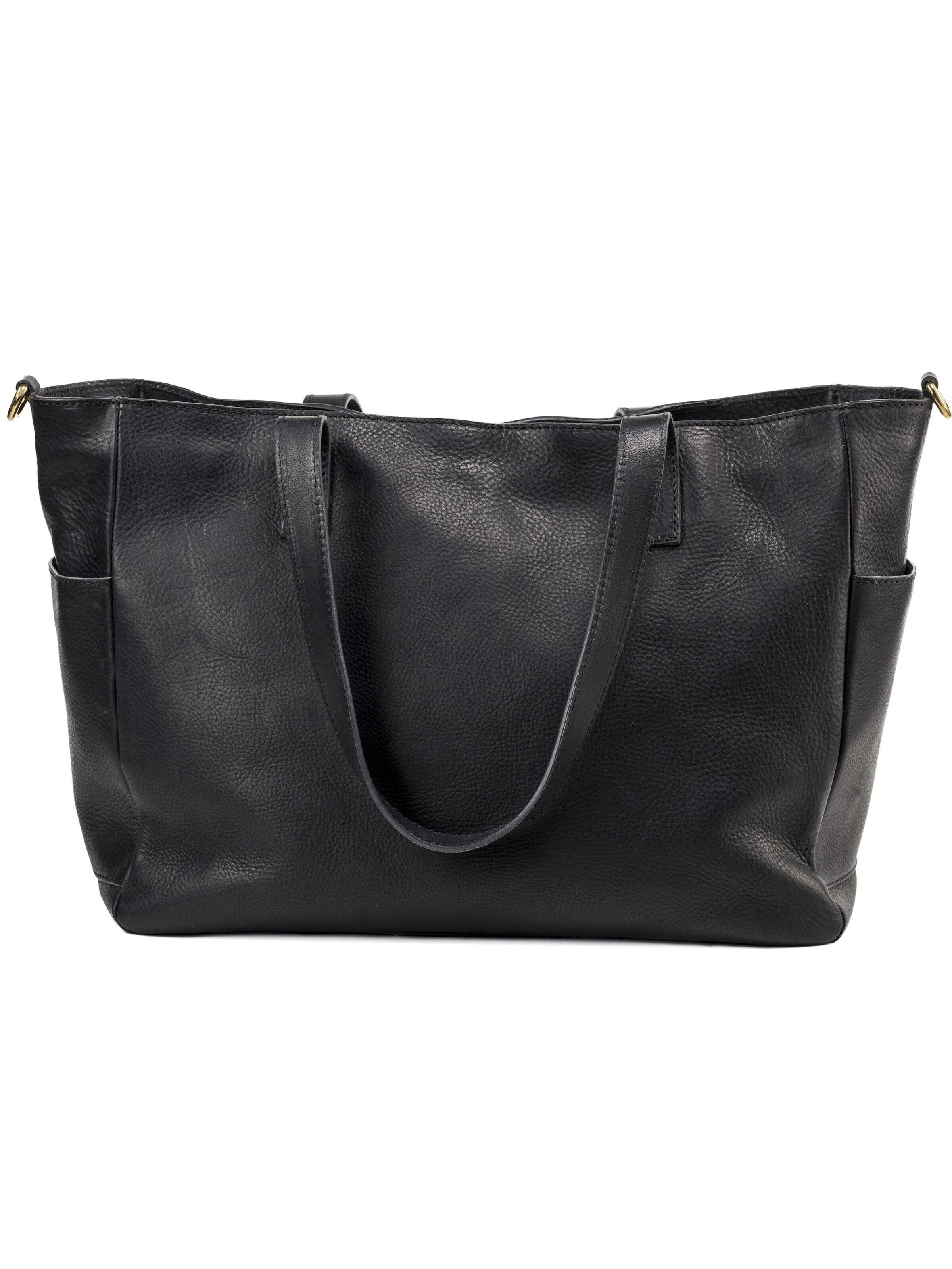 Cabas 'Leather Tote Black Fifth Avenue Collection' THE DUST COMPANY en noir