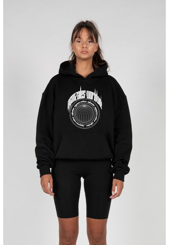 MJ Gonzales Sweatshirt in Schwarz: Vorderseite