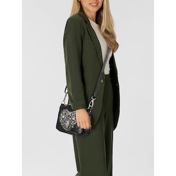 Sac bandoulière 'Tilde' Campomaggi en noir : devant