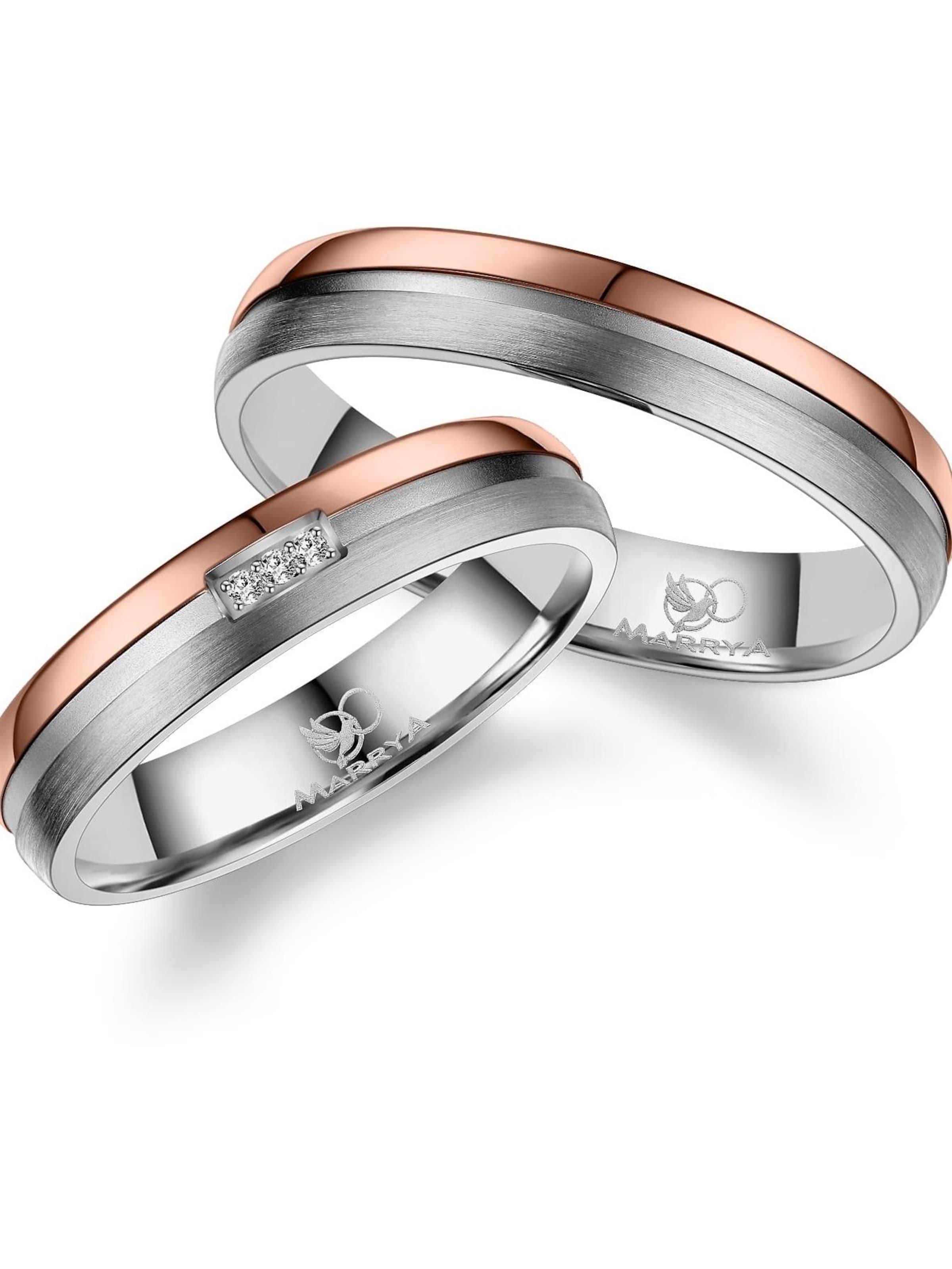MARRYA Ring 'MARRYA TI-14 Ehering aus Titan'‌‌‌‌‌‌‌‌‌ in Gold: Vorderseite