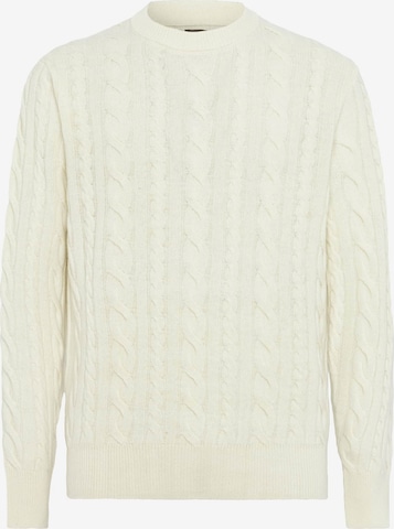 Boggi Milano Sweater in White: front