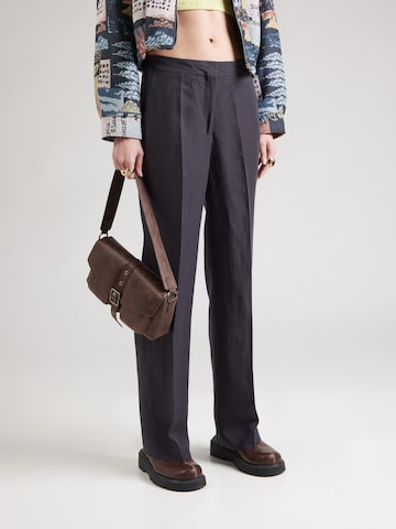 SCOTCH & SODA Широкий Плиссированные брюки 'Edie' в Черный: спереди