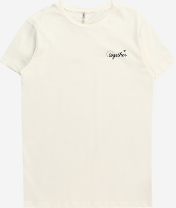 T-Shirt 'NAJA' KIDS ONLY en blanc : devant