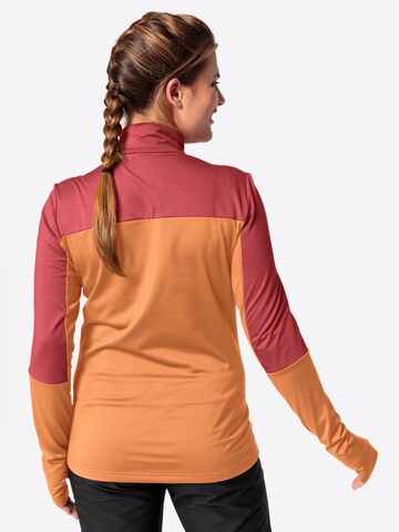 VAUDE Athletic Sweater 'Livigno' in Orange