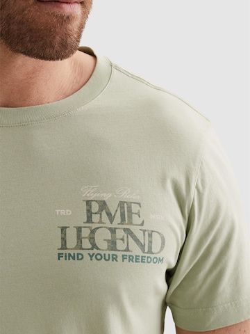 PME Legend T-shirt 'T-shirt in jersey with small artwork' i grön