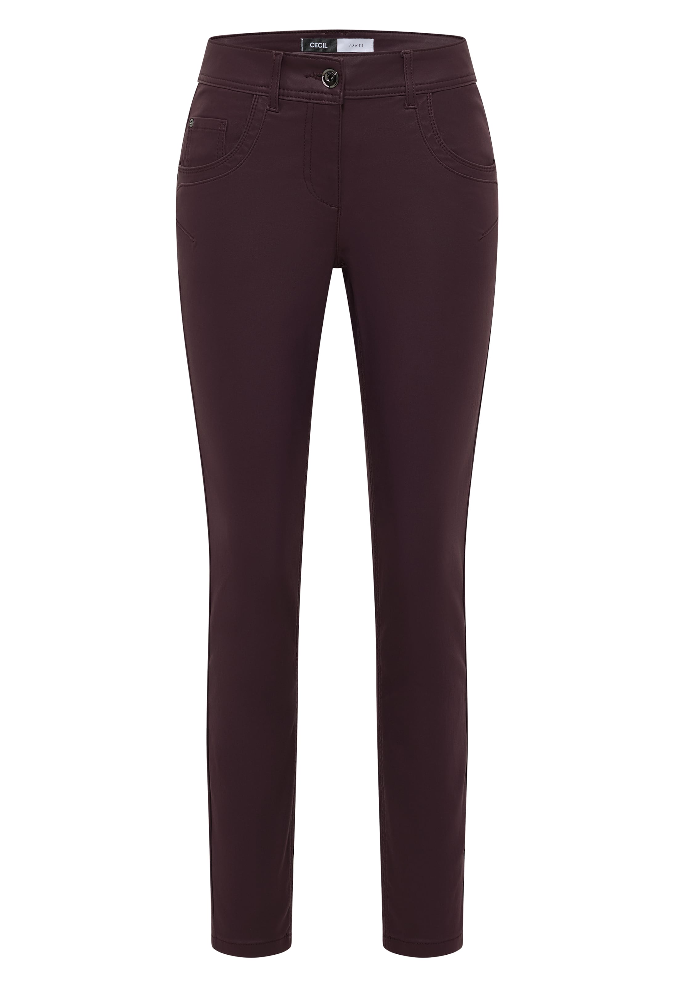 STREET ONE Pants in Purple: front