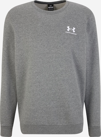 UNDER ARMOUR Athletic Sweatshirt 'Essential' in Grey: front