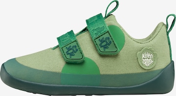 Affenzahn Sneakers 'Lucky Frosch' in Green: front