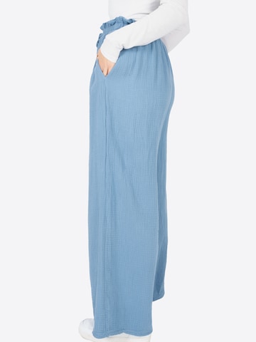 Seasons of April Wide leg Broek 'Liska' in Blauw