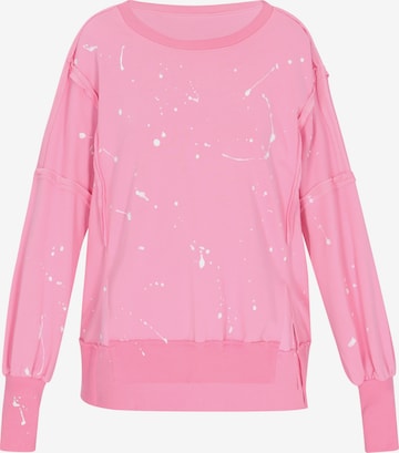 myMo ATHLSR Bluzka sportowa w kolorze różowy: przód