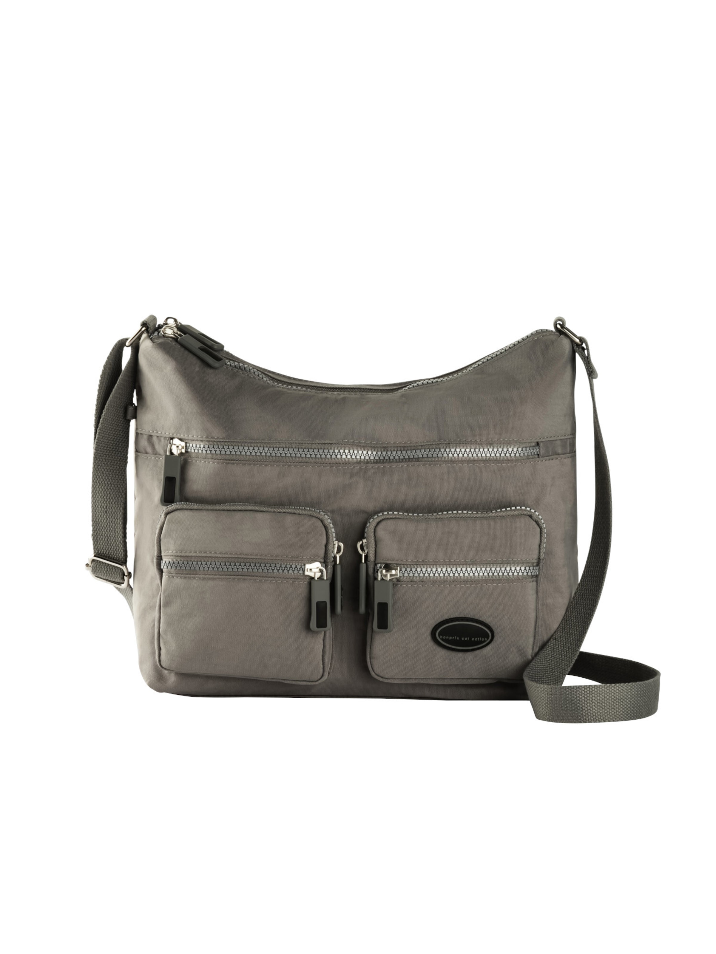 bonprix Crossbody Bag in Grey: front