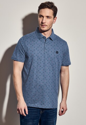 Street One MEN Poloshirt in Blau: Vorderseite
