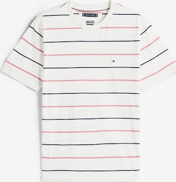 balta TOMMY HILFIGER Marškinėliai 'ESS SEASONAL': priekis
