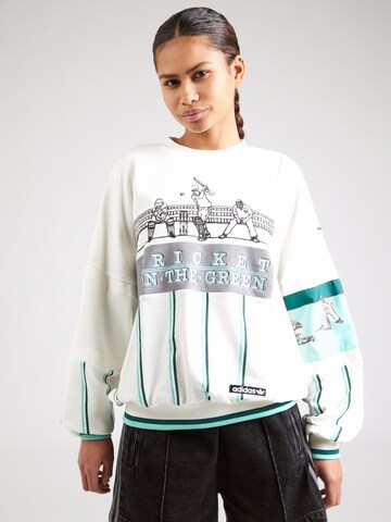 Felpa di ADIDAS ORIGINALS in bianco: frontale